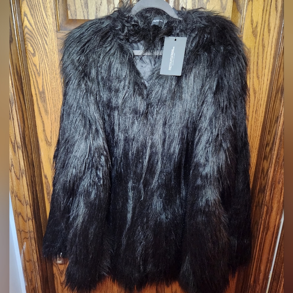 Faux Fur Black Jacket